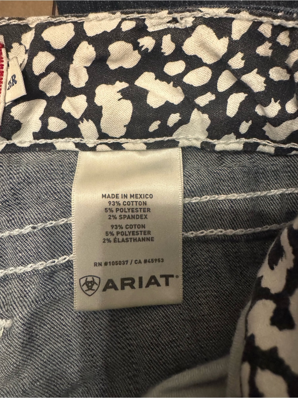 Ariat Size 25 R Low Rise Boot Jeans Denim - Picture 4 of 9